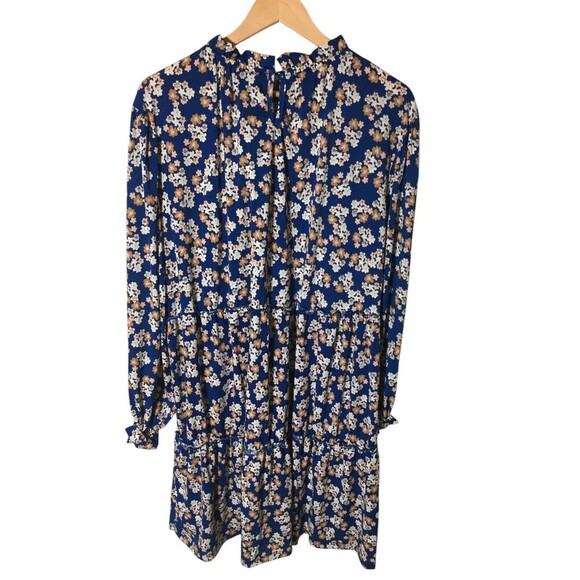 LuLaRoe Dress Women's Size 2XL Annabelle Floral Long Sleeve Stretchy Neckline - Picture 2 of 9